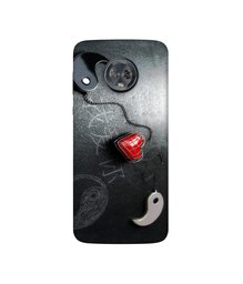 Amazon Brand - Solimo Designer Chinnese Yin and Yang 3D Printed Hard Back Case Mobile Cover for Motorola Moto G6