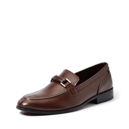 Amazon Brand - Symbol Men's Brown Formal Slip-On Shoes/India (42 EU)(AZ-KY-92B)