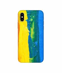 Amazon Brand - Solimo Designer Multicolor Line Color On Canvas 3D Printed Hard Back Case Mobile Cover for Apple iPhone Xs Max