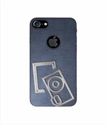 Amazon Brand - Solimo Designer Camera Embroidery 3D Printed Hard Back Case Mobile Cover for Apple iPhone 7 (with Logo Cut)