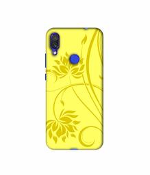 Amazon Brand - Solimo Designer Sunflower Pattern 3D Printed Hard Back Case Mobile Cover for Xiaomi Redmi Note 7 Pro