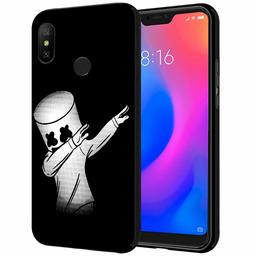 Amazon Brand - Solimo Designer Dab Marshmello Printed Hard Back Case Mobile Cover for Redmi 6 Pro