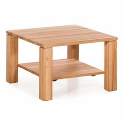 Marque Amazon - Alkove Hayes - Table basse à étagère, 70 x 70 x 45 cm, C-ur de hêtre