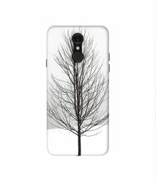 Amazon Brand - Solimo Designer Tree Sketch 3D Printed Hard Back Case Mobile Cover for LG Q7