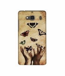 Amazon Brand - Solimo Designer Butterflies 3D Printed Hard Back Case Mobile Cover for Xiaomi Redmi 2S