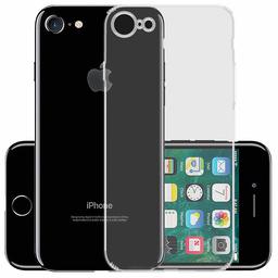 Amazon Brand - Solimo Anti Dust Plug Mobile Cover (Soft & Flexible Back case), for Apple iPhone 7 / iPhone 8 (Transparent)