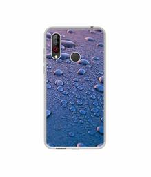 Amazon Brand - Solimo Designer Water Drops UV Printed Soft Back Case Mobile Cover for LG W30