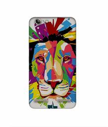 Amazon Brand - Solimo Designer Lion Multicolor Vector 3D Printed Hard Back Case Mobile Cover for Lenovo Vibe K5 Plus