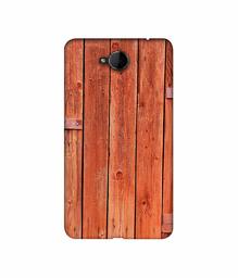 Amazon Brand - Solimo Designer Wooden Door 3D Printed Hard Back Case Mobile Cover for Microsoft Lumia 650