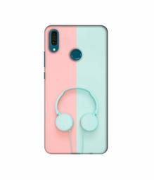 Amazon Brand - Solimo Designer Head Phone 3D Printed Hard Back Case Mobile Cover for Huawei Y9 (2019)