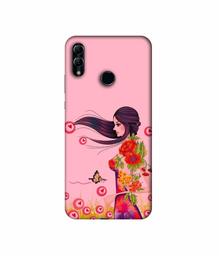 Amazon Brand - Solimo Designer Lady Vector Pattern 3D Printed Hard Back Case Mobile Cover for Honor 10 Lite