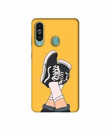 Amazon Brand - Solimo Designer Boy Shoes Pattern 3D Printed Hard Back Case Mobile Cover for Samsung Galaxy M40