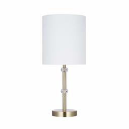 Amazon Brand – Ravenna Home Contemporary Metal Table Lamp with Acrylic Accents, LED Bulb Included, 19.5