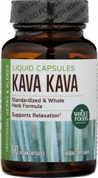 Whole Foods Market, Kava Kava Liquid Caps, 60 ct