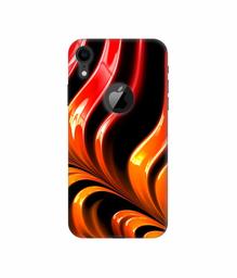 Amazon Brand - Solimo Designer Malte Chocolate 3D Printed Hard Back Case Mobile Cover for Apple iPhone XR (Logo Cut)