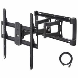 AmazonBasics Dual-Arm Full-Motion TV Mount - 32-Inch to 65-Inch