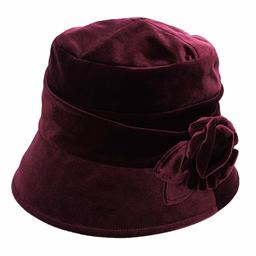 Jeff & Aimy Womens Winter Bucket Derby Gatsby Vintage 1920s Round Bowler Church Hat Fall