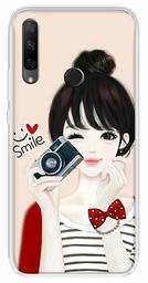 Amazon Brand - Solimo Designer Multicolor Girl Smile Design Printed Soft Back Case Mobile Cover for Huawei Honor 9X