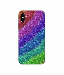 Amazon Brand - Solimo Designer Multicolor Sparkle 3D Printed Hard Back Case Mobile Cover for Apple iPhone Xs Max