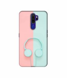 Amazon Brand - Solimo Designer Head Phone 3D Printed Hard Back Case Mobile Cover for Oppo A9 (2020)