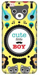 Amazon Brand - Solimo Designer Cute Little Boy Pattern 3D Printed Hard Back Case Mobile Cover for Apple iPhone 6s Plus