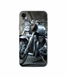 Amazon Brand - Solimo Designer Motorcycle 3D Printed Hard Back Case Mobile Cover for Apple iPhone XR (Logo Cut)