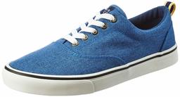 Amazon Brand - House & Shields Men's Navy Textile Sneakers-10 UK (AZ-HS-041B)