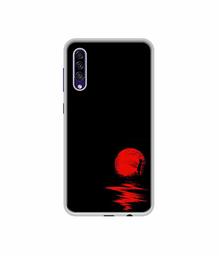 Amazon Brand - Solimo Designer Red Moon UV Printed Soft Back Case Mobile Cover for Samsung Galaxy A30s