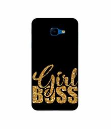 Amazon Brand - Solimo Designer Sparkle Girl Boss 3D Printed Hard Back Case Mobile Cover for Samsung Galaxy J4 Core