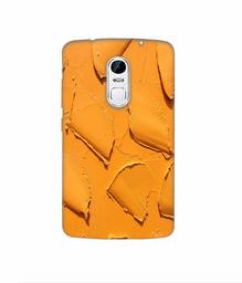 Amazon Brand - Solimo Designer Yellow Texture Wall 3D Printed Hard Back Case Mobile Cover for Lenovo Vibe X3