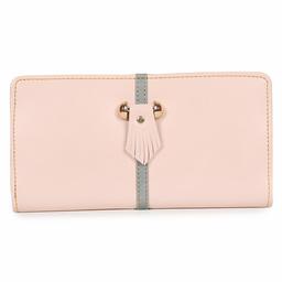 Nia & Nicole Women's Wallet (Peach, Grey)