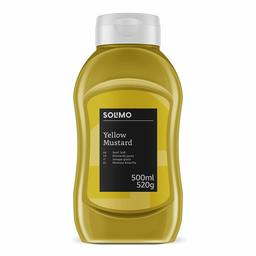 Amazon Brand - Solimo Yellow Mustard (6 x 500 ml)