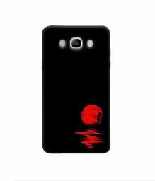 Amazon Brand - Solimo Designer Red Moon 3D Printed Hard Back Case Mobile Cover for Samsung Galaxy J7 (2016)