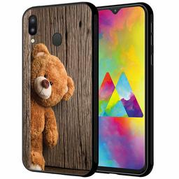 Amazon Brand - Solimo Designer Teddy Bear Printed Hard Back Case Mobile Cover for Samsung Galaxy M20