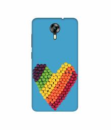 Amazon Brand - Solimo Designer Ball Heart 3D Printed Hard Back Case Mobile Cover for Micromax Canvas Xpress 2 E313