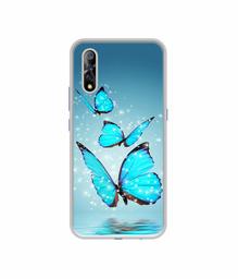 Amazon Brand - Solimo Designer Flying Butterflies UV Printed Soft Back Case Mobile Cover for Vivo S1 / Vivo Z1x