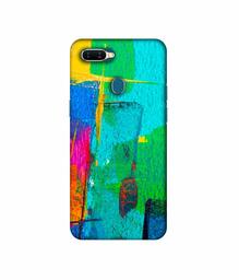 Amazon Brand - Solimo Designer Color Stokes 3D Printed Hard Back Case Mobile Cover for Oppo A7