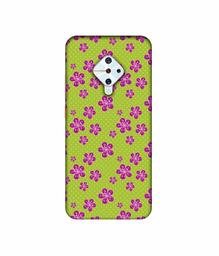 Amazon Brand - Solimo Designer Pink Flower Patterns 3D Printed Hard Back Case Mobile Cover for Vivo S1 Pro