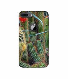 Amazon Brand - Solimo Designer Cactus 3D Printed Hard Back Case Mobile Cover for Apple iPhone 8 Plus (with Logo Cut)