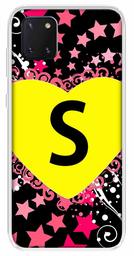 Amazon Brand - Solimo Designer Multicolor Heart Pattern Alphabet-S Printed Soft Back Case Mobile Cover for Samsung Galaxy Note 10 Lite