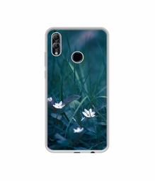 Amazon Brand - Solimo Designer White Flower UV Printed Soft Back Case Mobile Cover for Honor 10 Lite