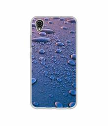 Amazon Brand - Solimo Designer Water Drops UV Printed Soft Back Case Mobile Cover for Vivo Y90