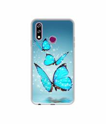 Amazon Brand - Solimo Designer Flying Butterflies UV Printed Soft Back Case Mobile Cover for LG W10