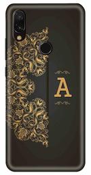 Amazon Brand - Solimo Designer Black Pattern Alphabet-A 3D Printed Hard Back Case Mobile Cover for Xiaomi Redmi Y3