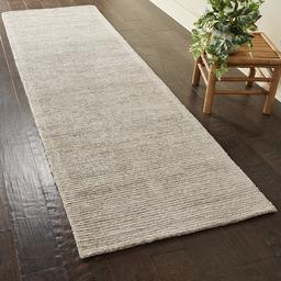 Amazon Brand – Rivet Contemporary Striated Jute Runner Rug, 7' 6