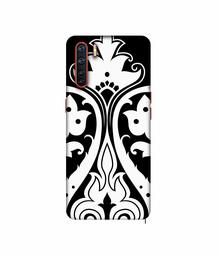 Amazon Brand - Solimo Designer S Shape Rangoli 3D Printed Hard Back Case Mobile Cover for Oppo A91