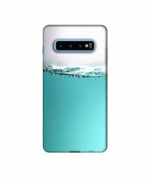 Amazon Brand - Solimo Designer Half Fill 3D Printed Hard Back Case Mobile Cover for Samsung Galaxy S10 Plus