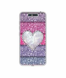 Amazon Brand - Solimo Designer Stone Heart UV Printed Soft Back Case Mobile Cover for Micromax Dual 4 E4816