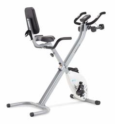 CADENCE Unisex E-SMARTFIT 250 Faltbares Fitnessfahrrad, Schwarz und Silber