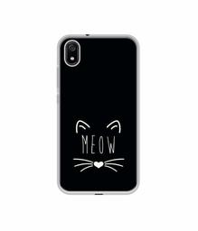 Amazon Brand - Solimo Designer Meow UV Printed Soft Back Case Mobile Cover for Mi Redmi 7A